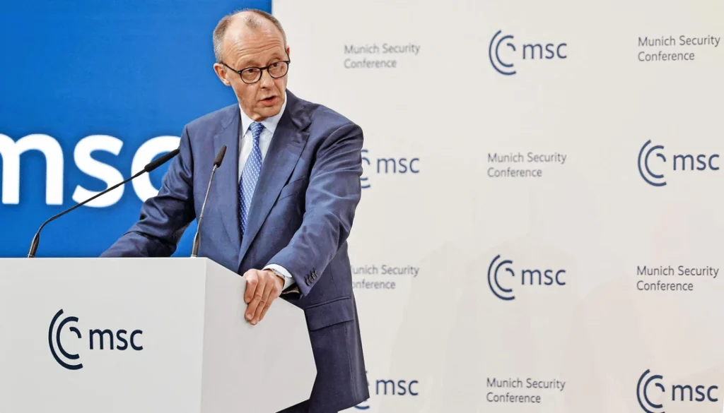Münchner Sicherheitskonferenz: Merz sieht düstere Weltordnung